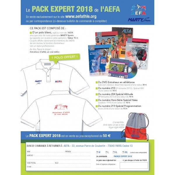 Pack EXPERT SPRINT HAIES